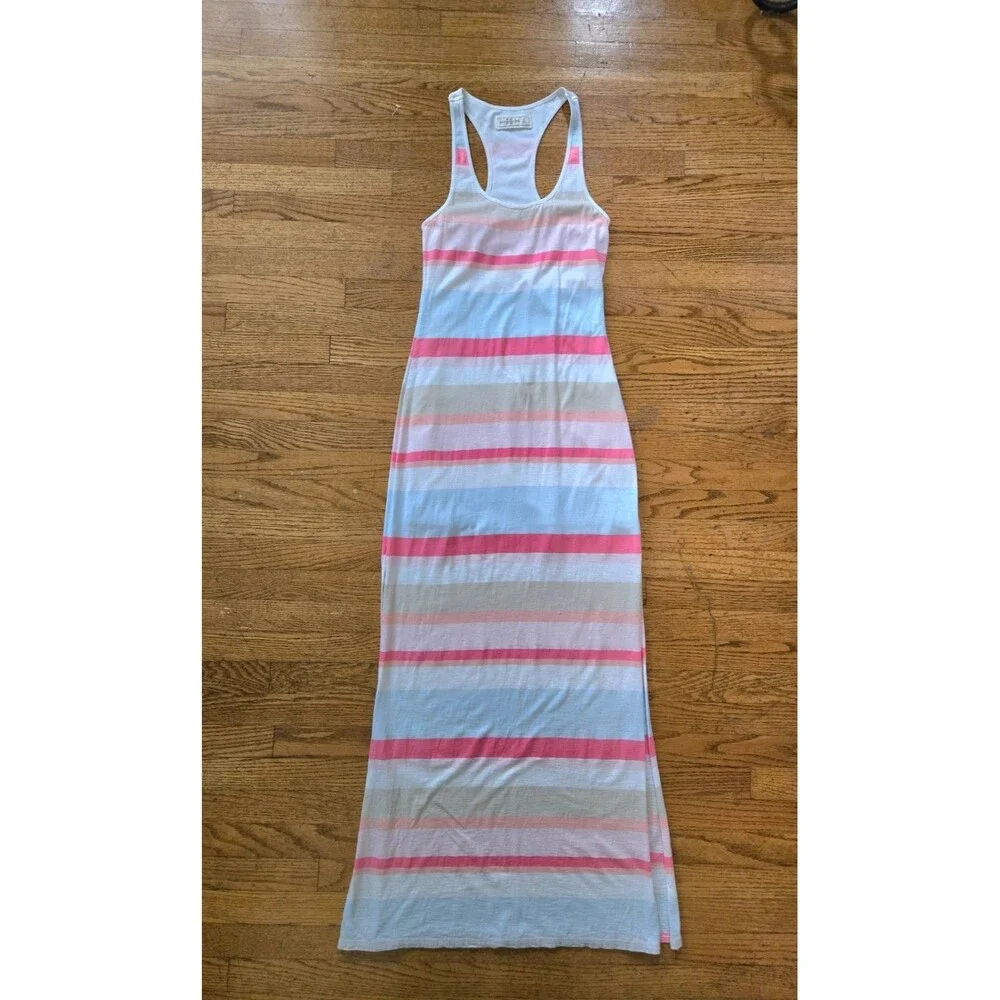 Abercrombie & Fitch Womens Striped Sleevless Maxi Sun Dress Size Small